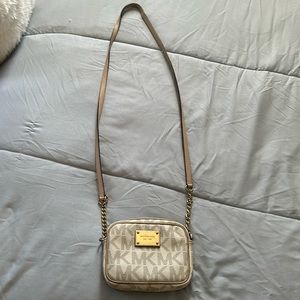 Michael Kors logo crossbody bag